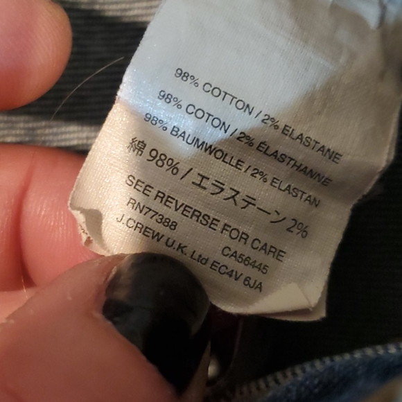 ❤J. CREW BILLIE DEMI BOOT CROP JEANS, size 00 (24. - Picture 3 of 4